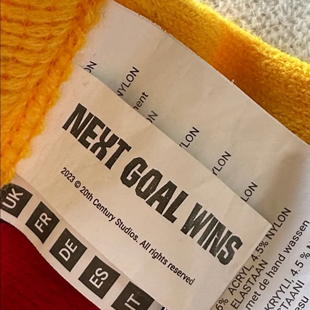 Next Goal Wins movie promotional soccer scarf